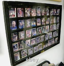 Card Display Case for Ungraded Baseball Cards 50 Black