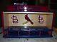 Cardinals Display Case For Bobbleheads Or Baseball Dugout Style Pine Wood