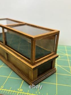 Carlson's Miniatures Store Display Case Chicago IL Wood Plastic Panels Tag