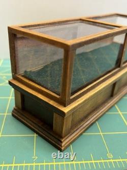 Carlson's Miniatures Store Display Case Chicago IL Wood Plastic Panels Tag