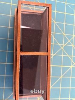 Carlson's Miniatures Store Display Case Chicago IL Wood Plastic Panels Tag