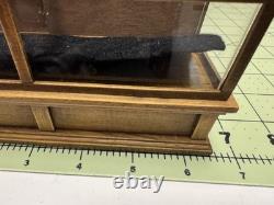 Carlson's Miniatures Store Display Case Chicago IL Wood Plastic Panels Tag