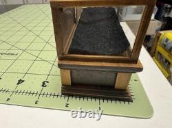 Carlson's Miniatures Store Display Case Chicago IL Wood Plastic Panels Tag