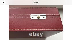 Cartier Plwa 5120 Oem -14 Gm Watch Display Storage Case / Travel Box #d50
