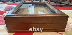 Case Texas Toothpicks Limited Edition Wood Glass Metal Display Case