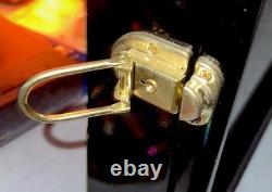 Case Wall Cabinet Pocket Pro Mini Helmets Display Holder Wood Rack UV Protected