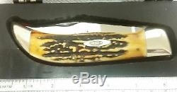 Case XX 5172 Bulldog knife, 1940-1964, Burnt Stag Handles, in wooden display box
