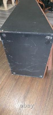 Case XX Dealer Wall Display Cabinet Wood Glass Door Locking Vintage