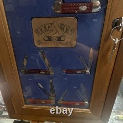 Case XX Pocket Worn Display Cabinet with Key, 1996 Knives, No Boxes
