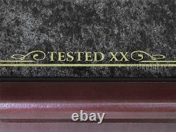 Case xx 18 Locking Cherry Wood Knife Display for Collectable Pocket Knives 3016