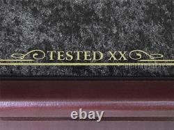 Case xx 18 Locking Cherry Wood Knife Display for Collectable Pocket Knives 3016