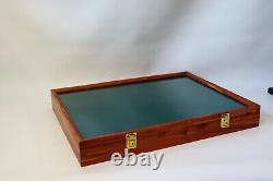 Cedar Wood Display Case 18 x 24 x 3 for Arrowheads Knifes Collectibles & More