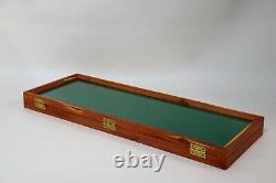 Cedar Wood Display Case 9 x 25 x 2 for Arrowheads Knifes Collectibles & More
