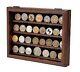 Challenge Coin Wall Hanging Walnut Wood Display Case