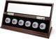 Championship Ring Display Case Mahogany Wood 6 Pcs Nfl Nba Super Bowl Shadow Box