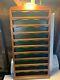 Chevron Collection Wood Display Case 31x17.5 X 2.25 Hot Wheels 1/64 Cars