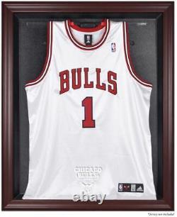 Chicago Bulls Mahogany Framed Team Logo Jersey Display Case Fanatics