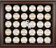 Chicago White Sox Logo Brown Framed 30-ball Display Case