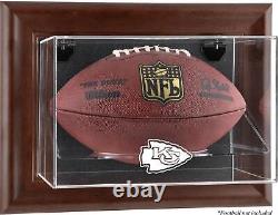 Chiefs Brown Football Display Case