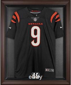 Cincinnati Bengals Framed Logo Jersey Display Case-Brown Authentic