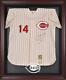 Cincinnati Reds Mahogany Framed Logo Jersey Display Case Authentic