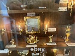 Clare Bell Brass Works Display Case Rare