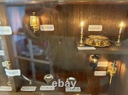 Clare Bell Brass Works Display Case Rare