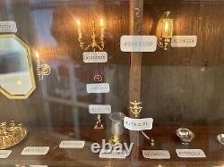 Clare Bell Brass Works Display Case Rare