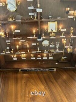 Clare Bell Brass Works Display Case Rare