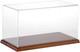 Clear Acrylic Display Case With Hardwood Base, 12 W X 6 D X 6 H
