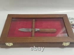 Cofanetto espositore in legno per coltelli Wood Display Case for Knives Coins