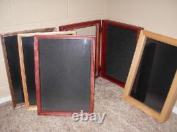 Coin Display Case Wall Rack Military Cherry wood challenge coins