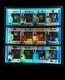 Collectible Display Case With Adjustable Shelves Led Lights Funko Action Figures