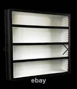 Collectible Display Case with Adjustable Shelves LED Lights Funko Action Figures