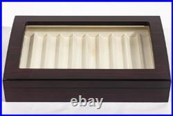 Collector Display Case Small Wood Casket F 10 Size Fountain Pen/Oversize Pen