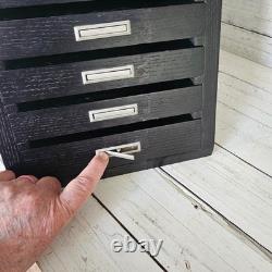 Collectors 7 Drawer Case Solid Wood Knives Display Case Coins Watches Medals