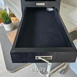 Collectors 7 Drawer Case Solid Wood Knives Display Case Coins Watches Medals