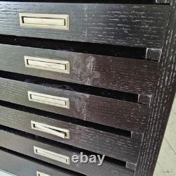Collectors 7 Drawer Case Solid Wood Knives Display Case Coins Watches Medals