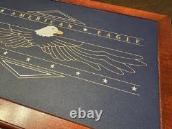 Colt 1911 American Eagle Wooden Display Case Brand New Made In The USA