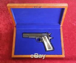 Colt 1911 Wood Presentation Case Pistol Display Box -Custom Fitted Made to Order
