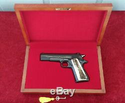 Colt 1911 Wood Presentation Case Pistol Display Box -Custom Fitted Made to Order