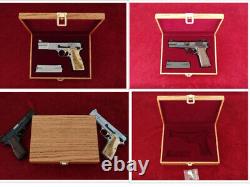 Colt Model 1911 Wood Presentation Case Fitted Pistol Display Box Made to order