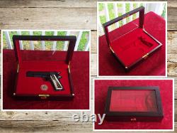 Colt Model 1911 Wood Presentation Case Fitted Pistol Display Box Made to order