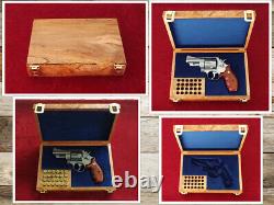 Colt Model 1911 Wood Presentation Case Fitted Pistol Display Box Made to order