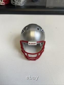 Complete Set Of 32 Riddell NFL Team Mini Pocket Helmets Wood Display Case