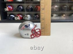 Complete Set Of 32 Riddell NFL Team Mini Pocket Helmets Wood Display Case