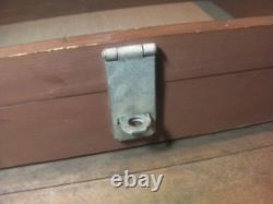 Countertop Mercantile vintage wood glass top display case 21x17x approx. 4