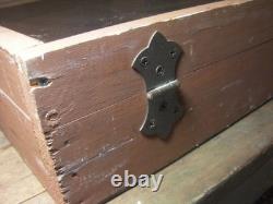 Countertop Mercantile vintage wood glass top display case 21x17x approx. 4