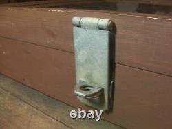 Countertop Mercantile vintage wood glass top display case 21x17x approx. 4