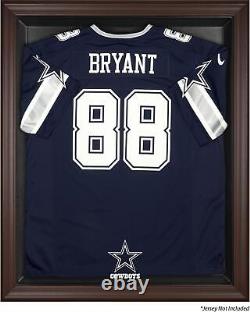 Cowboys Football Display Case Brown Fanatics Authentic